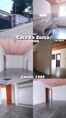 Linda Casa En Alquiler Doble Proposito En Zorca San Isidro