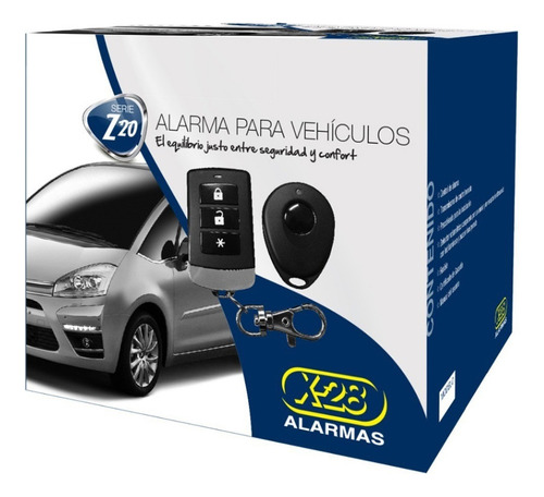 Alarma Auto X-28 Z20 Rs Sirena Presencia Volumétrica Pánico