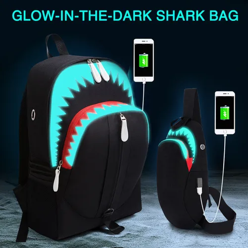 Mochila con 2025 boca de tiburon