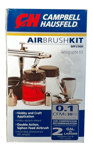 Kit Aerógrafo Para Compresor De Aire Campbell Hausfeld