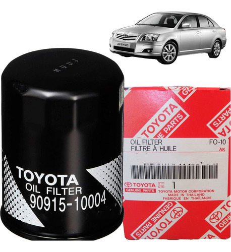 Filtro Aceite Para Toyota Avensis 2.0 2003 2006 1az Original