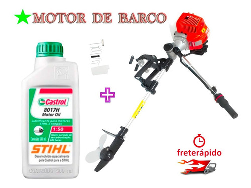 Motor De Popa Para Barco Bote/barco Pesca+frete Rapido