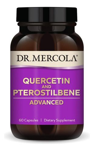 Quercetina Y Pterostilbeno Avanzado Dr. Mercola 60 Cápsulas