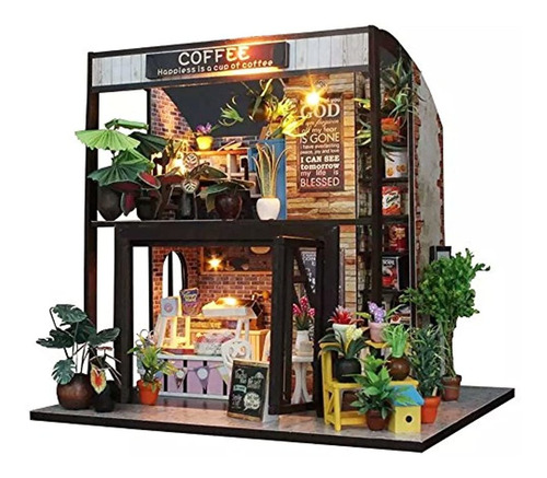 Flever Dollhouse Miniature Diy House Kit Habitacion Creativa