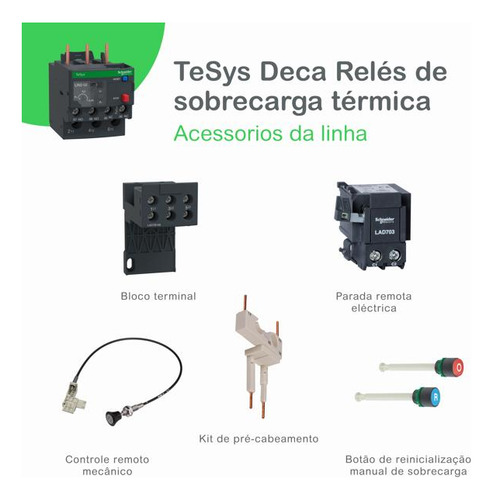 Relé De Sobrecarga Térmico 12-18a Classe 10 Lrd21 Schneider