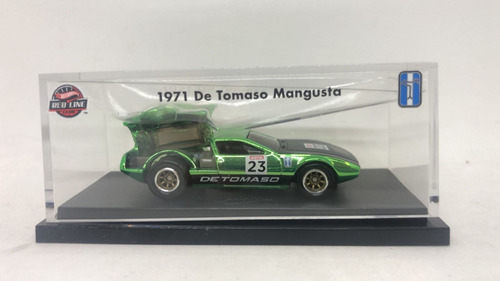 Hot Wheels Rlc Detomaso Mangusta '71 De Tomaso Mangusta 1:64 Color Verde