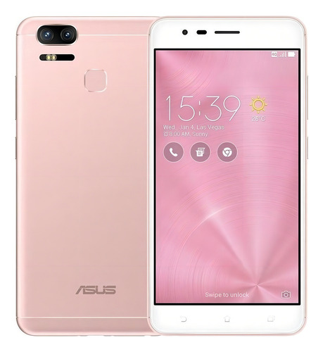 Asus ZenFone 3 Zoom ZE553KL Dual SIM 64 GB ouro rosa 4 GB RAM - Aceitável (Recondicionado)