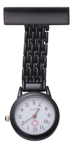 Reloj Colgante De Bolsillo Para Enfermera Negro, Regalo Médi