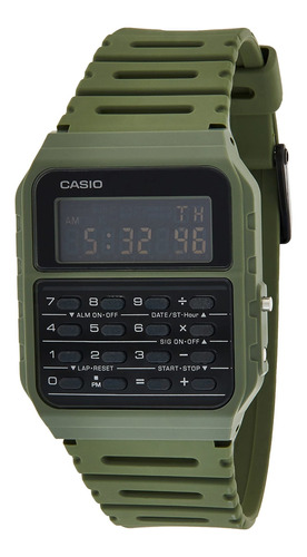 Ca53wf3b Calculadora Reloj Digital Verde Hombre  Al New...