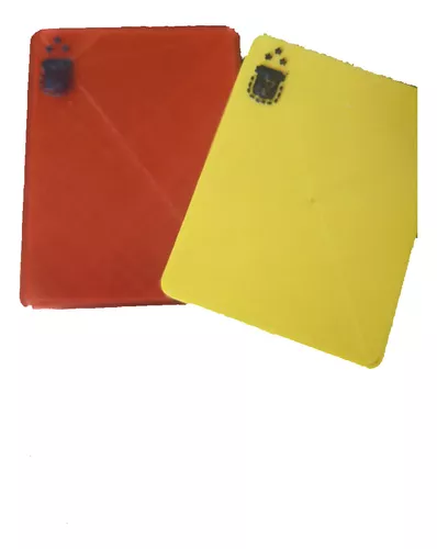 Set Tarjetas Arbitro Lápiz Planillas + Silbato