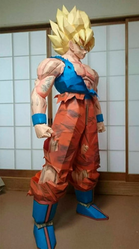 Projeto Goku Ssj2 Em Tamanho Real (dragon Ball) Desblqueado