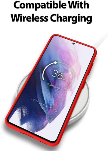 Imagen 4 de 6 de Funda Anticaida De Silicon Y Microfibra Antirayones Samsung