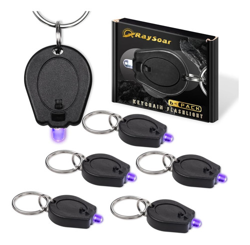 Llavero Linterna Uv De 395nm Con Luz Negra Para Detección