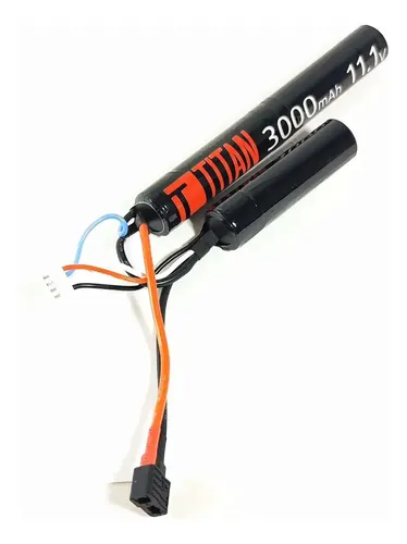 Bateria Airsoft Titan Li Ion 11.1 V 3000 Mah Conector T Dean