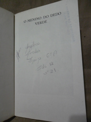 O Menino Do Dedo Verde - Maurice Druon - 50 ° Edição
