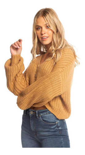 Imagen 1 de 5 de Sweater Rusty Bonita Marron Mujer