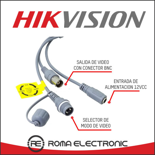 Kit De Seguridad Hikvision Dvr 8ch 4 Camaras 1080p + Disco