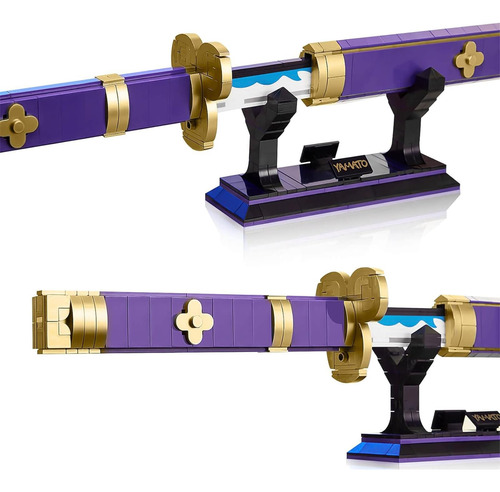 Juego De Construcción Espada Enma Zoro Morada 936 Piezas Color