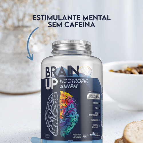 Brain Up Am/pm Nootrópico Coq10 Sem Cafeína True Source