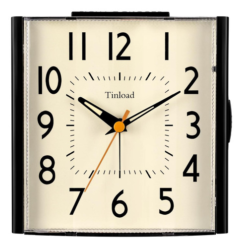Reloj Despertador Analógico Vintage Retro De 4.7 Pulga...