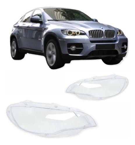 Lente Acrilico Optica Bmw X6 E71 06 07 08 09 10 11 12 13 14