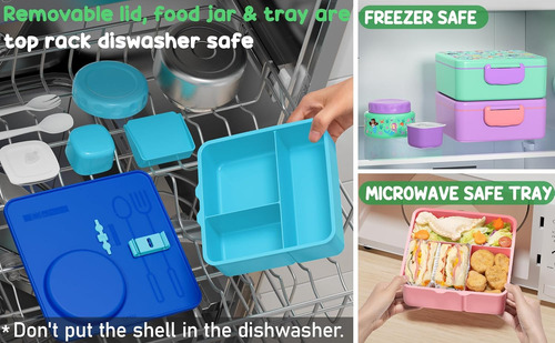 Caja Bento Fimibuke Para Niños, A Prueba De Fugas Y Bpa