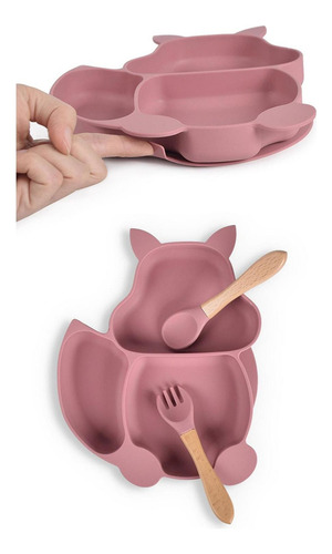 Tazón De Succión De Silicona, Utensilios Para Comer, Juego D
