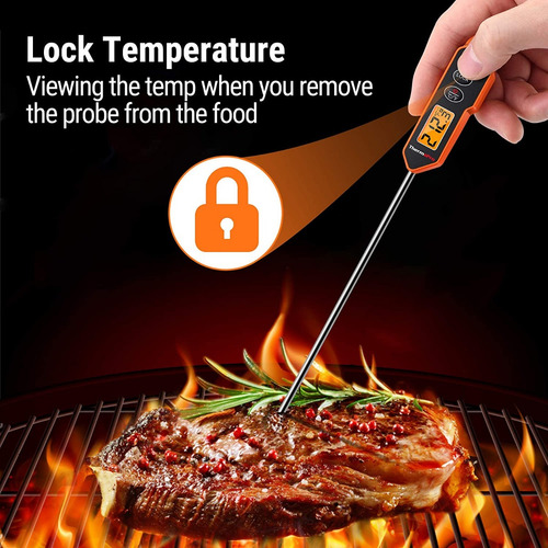 Imagen 3 de 6 de Termometro Digital Cocina Thermopro Liquidos Pinchacarne