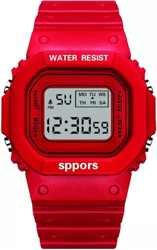 Reloj Pulsera Digital Deportivo Luminoso Resistente Agua 
