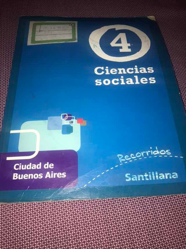 Ciencias Sociales 4 Recorridos Santillana