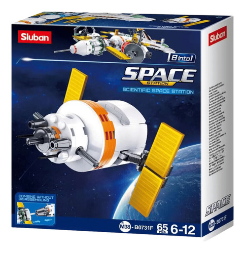 Brinquedo Montar Space Station Scientific Space Multikids