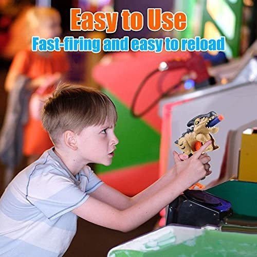 Run Brain Go 2 Pack Dinosaur Toys Gun For Boys With 20 Soft 