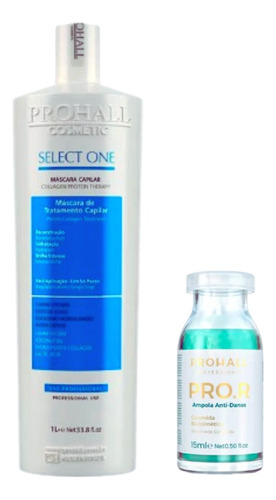 Pro Hall Select One 1lt + Ampola Antidanos Capilares Pro.r