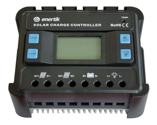 Regulador De Carga Panel Solar 12v/24v 40a - Enertik