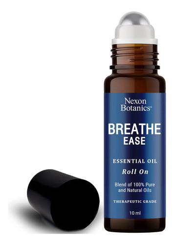 Breathe Ease - Aceite Esencial Roll-on Blend De 0.3 Fl Oz, A