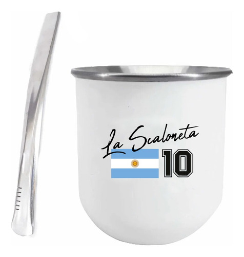 Mate Térmico De Acero La Scaloneta Argentina