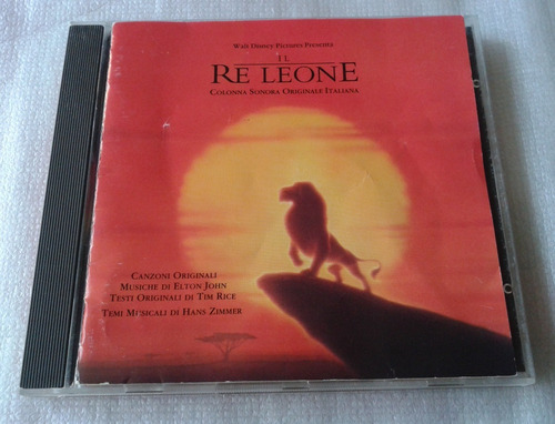 Il Re Leone (el Rey Leon) Colonna Sonora Orignale Italian Cd