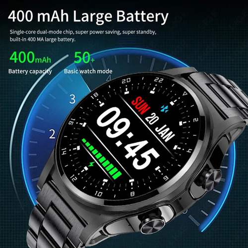 Reloj Inteligente Gt66 2 En 1 Tws Bluetooth Para Xiaomi Ios