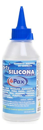 Silicona Liquida 250ml Manualidades Adhesivo Pegamento