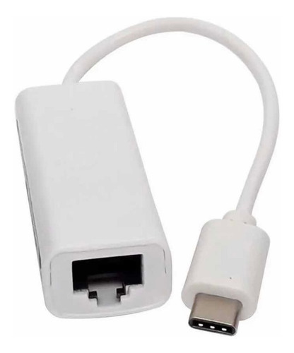 Cabo Adaptador Tipo C P/ Rj45 Ethernet 10/100 Giga Mac/ Pc