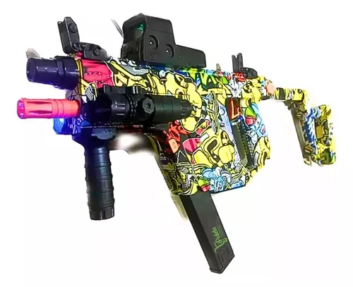 Pistola Rifle Gel Blaster Hidrogel Vector Automatica