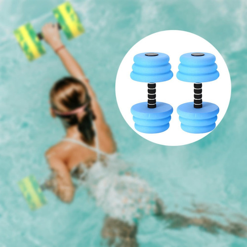 2 Piezas De Ejercicio Acuático Pesas De Natación Con Barra