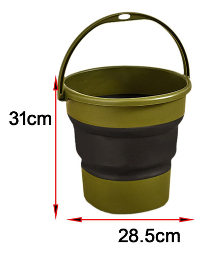 D Cubo Plegable, Cubo De Limpieza, Cesta Para 17l