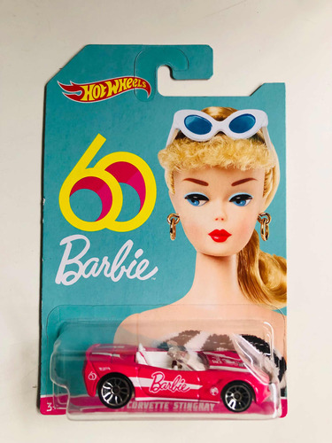 Carrito Hotwheels Corvette Stingray Barbie De Colección
