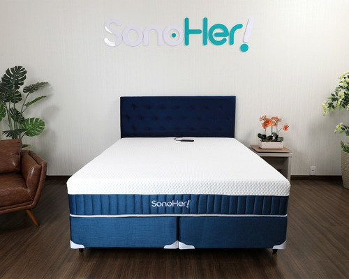 Imagem 3 de 10 de Colchão Magnético C/ Base Box + Massageador - Premium Casal