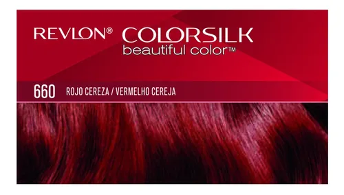 Tinte Para Cabello Revlon Colorsilk Tono 066 Rojo Cereza