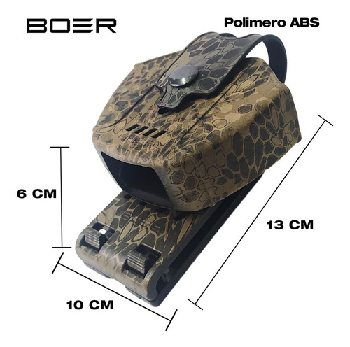 Imagen 5 de 10 de Funda Pistolera Bersa Porta Cargador Porta Esposas Boer