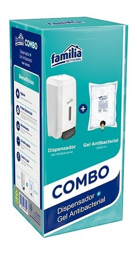 Combo Dispensador + Gel Antibacterial Familia R 83100