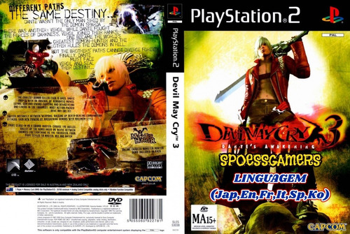 Devil May Cry Ps2 Coleção (4 Dvds) Patch Pague 3 Português