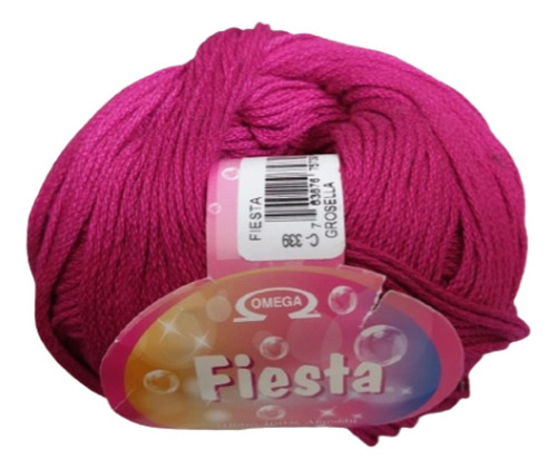 Hilaza Fiesta 100% Algodón Madejas De 100g Color Grosella